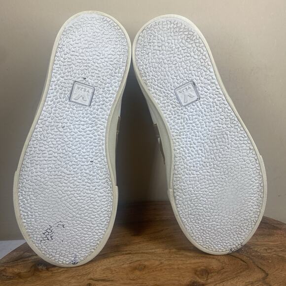 Veja Recife White Platine Womens White Bronze Size 5 Chromefree Leather Shoes - Picture 7 of 9